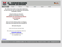 Tablet Screenshot of gheinemann.de